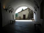 Predjama Castle - 3rd Floor <br> Anteroom with a view of the balcony Predjama Castle - 3rd Floor <br> Anteroom with a view of the balcony