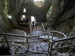 Predjama Castle - 5th Floor <br> View of the part of the castle inside the cave Predjama Castle - 5th Floor <br> View of the part of the castle inside the cave