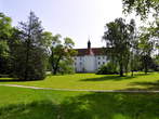 Murska Sobota Castle - East side with the baroque chapel Murska Sobota Castle - East side with the baroque chapel